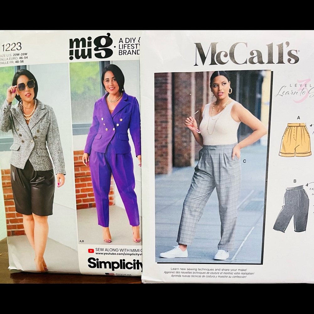 New plus size sewing patterns